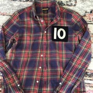 Ralph Lauren Rugby Women’s Plaid Button Down Shirt Size 4